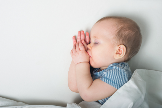 What white noise helps anxious parents build a baby sleep routine?